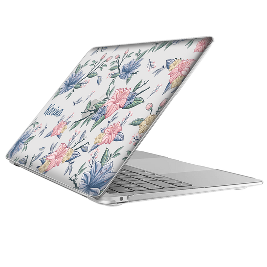 MacBook Snap Case - Pink & Blue Florals