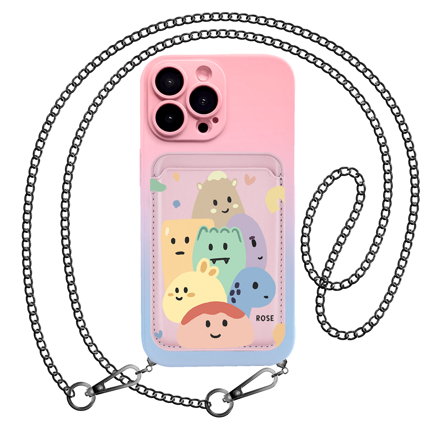 iPhone Magnetic Wallet Silicone Case - Doodle 2.0