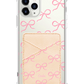 iPhone Phone Wallet Case - Coquette Pink Bow 1.0