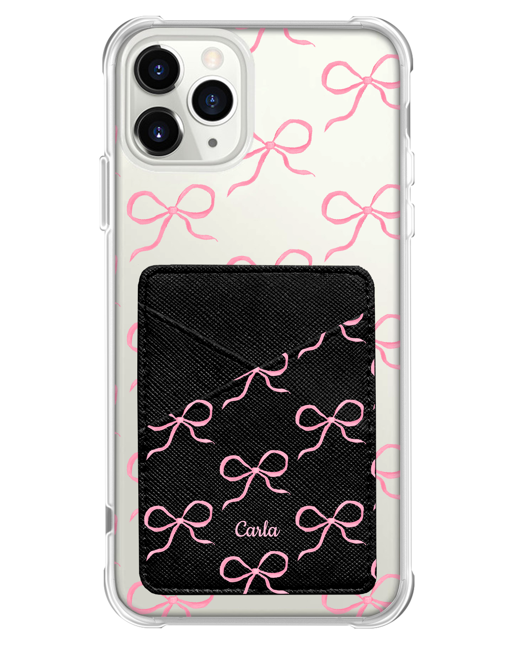 iPhone Phone Wallet Case - Coquette Pink Bow 1.0