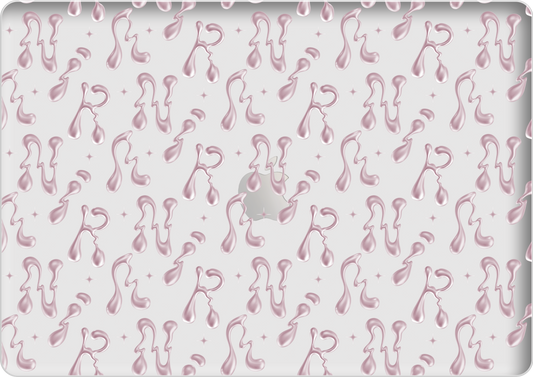 Macbook Snap Case - Pink Chrome Monogram 2.0