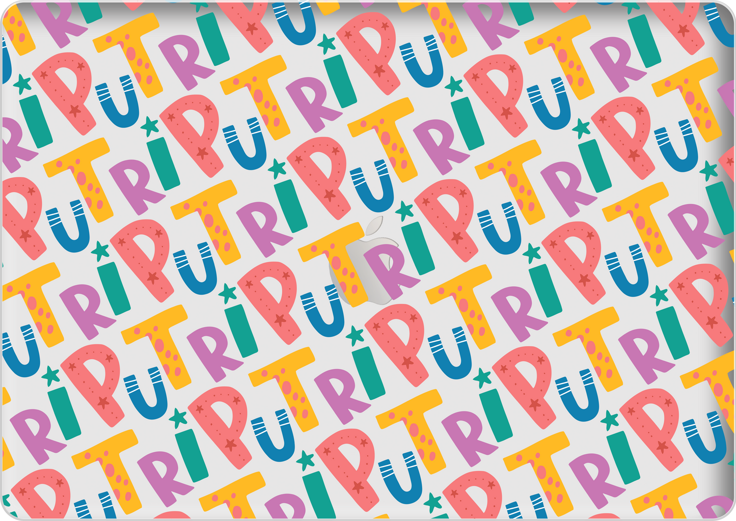 Macbook Snap Case - Playful Monogram 4.0