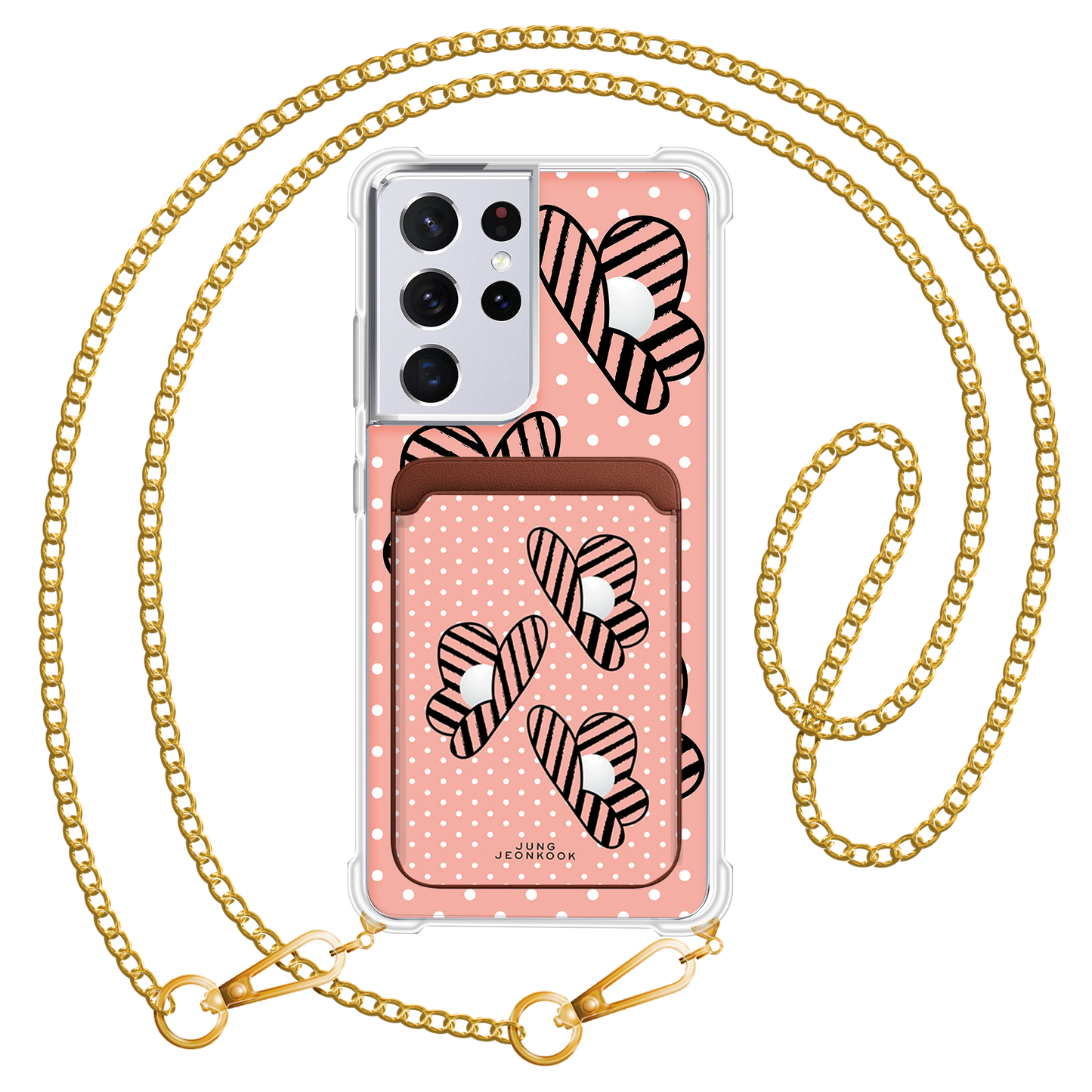 Android Magnetic Wallet Case - Pink Honey