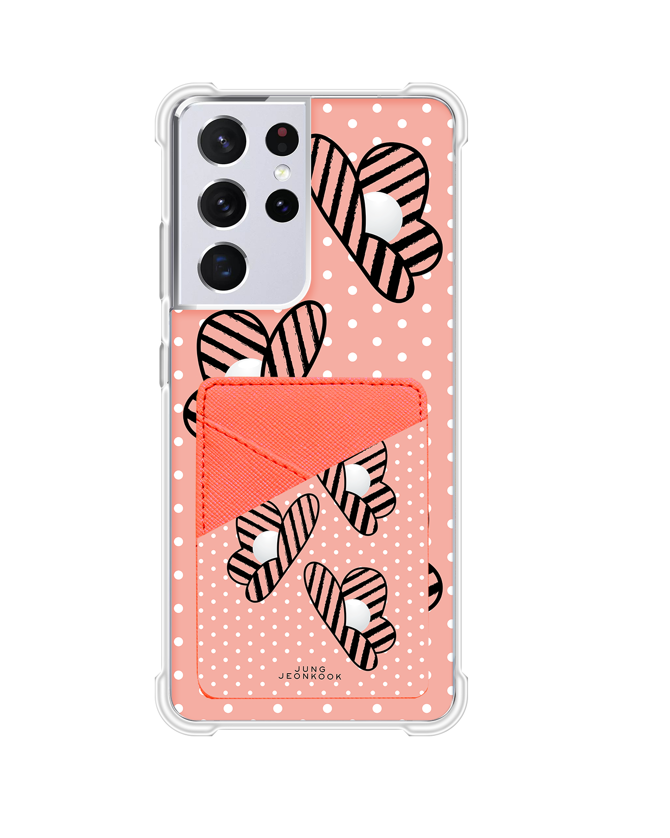 Android Phone Wallet Case - Pink Honey