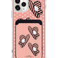 iPhone Magnetic Wallet Case - Pink Honey