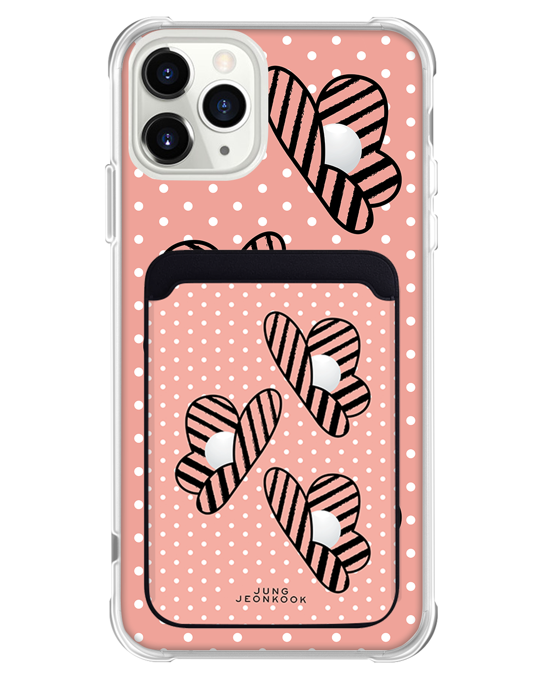 iPhone Magnetic Wallet Case - Pink Honey