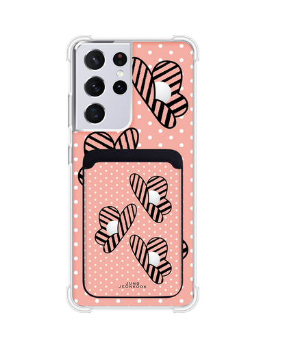 Android Magnetic Wallet Case - Pink Honey