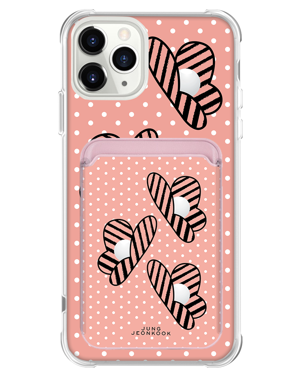 iPhone Magnetic Wallet Case - Pink Honey