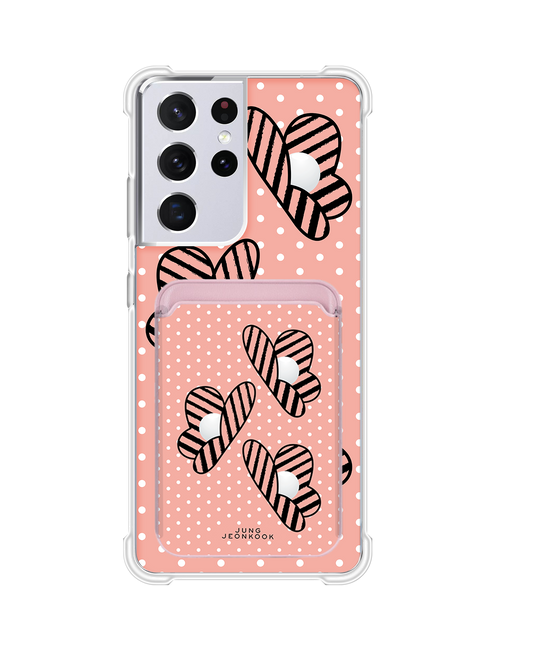 Android Magnetic Wallet Case - Pink Honey