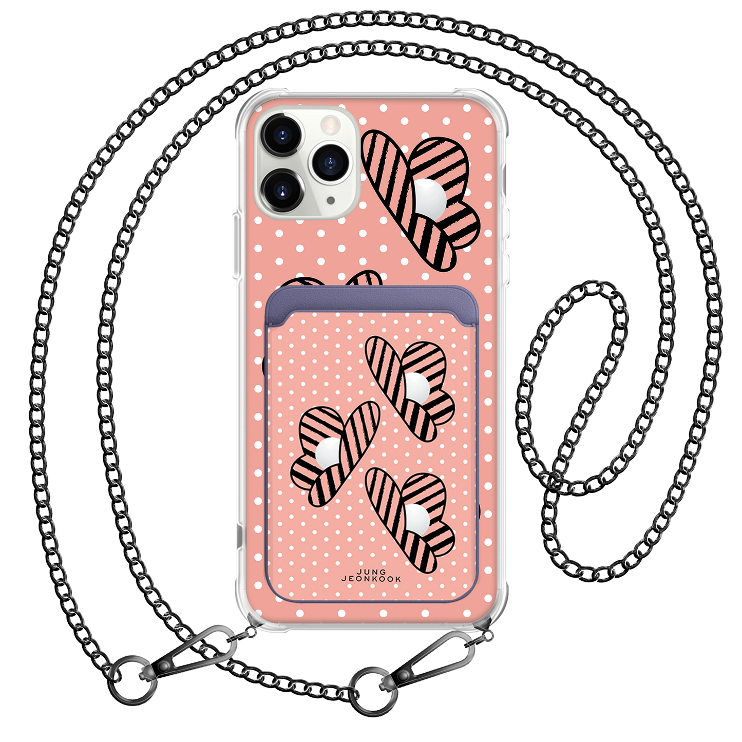 iPhone Magnetic Wallet Case - Pink Honey