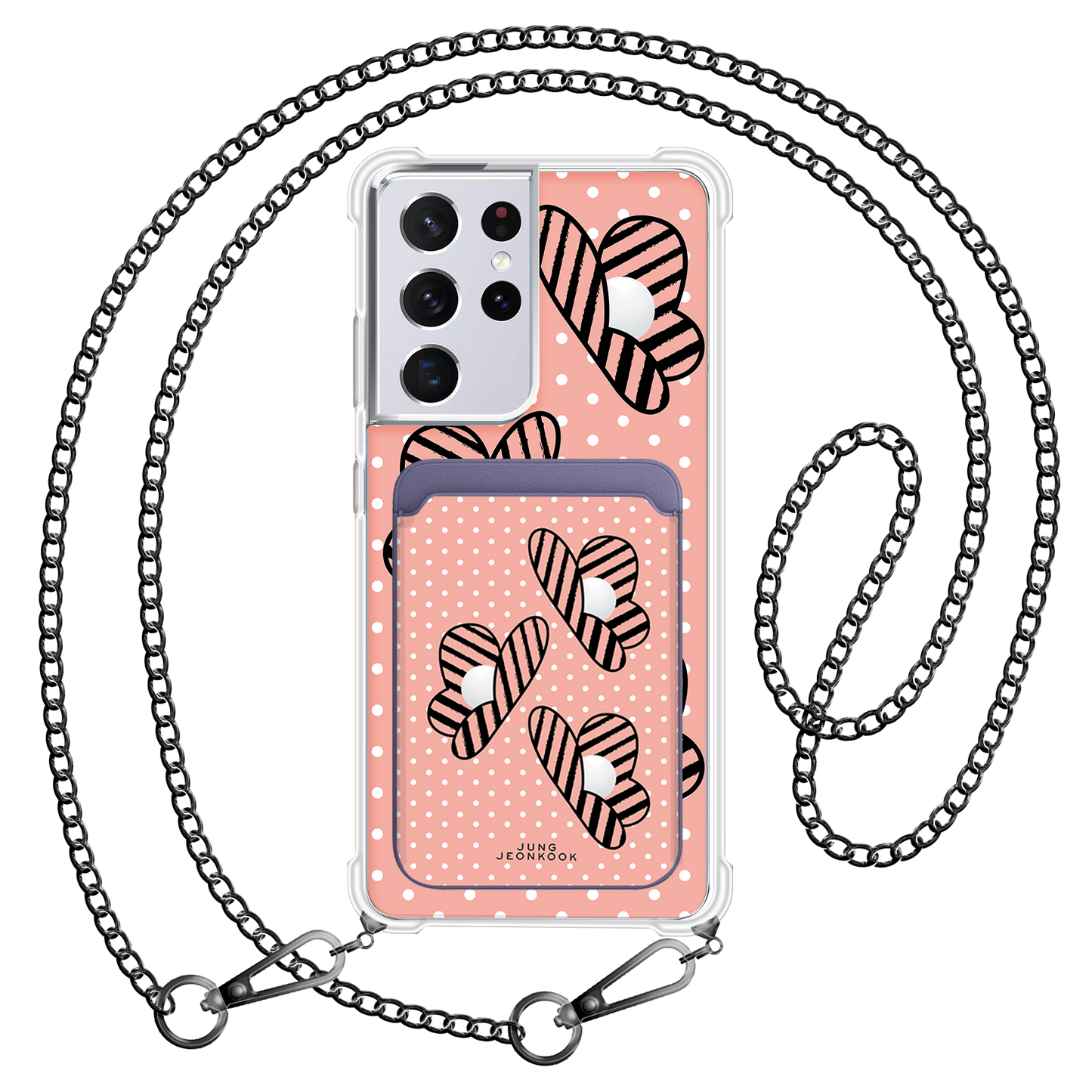 Android Magnetic Wallet Case - Pink Honey