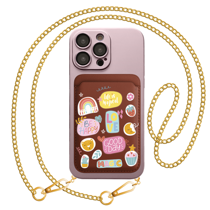 iPhone Magnetic Wallet Silicone Case - Good Day 1.0