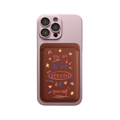 iPhone Magnetic Wallet Silicone Case - Love Yourself