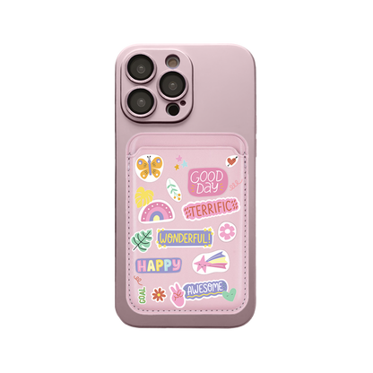 iPhone Magnetic Wallet Silicone Case - Motivation 2.0