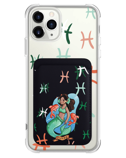 iPhone Magnetic Wallet Case - Pisces