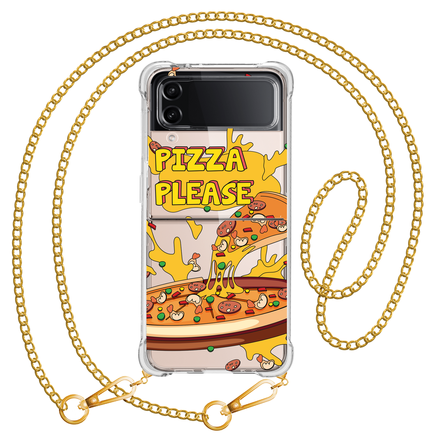 Android Flip / Fold Case - Pizza Please