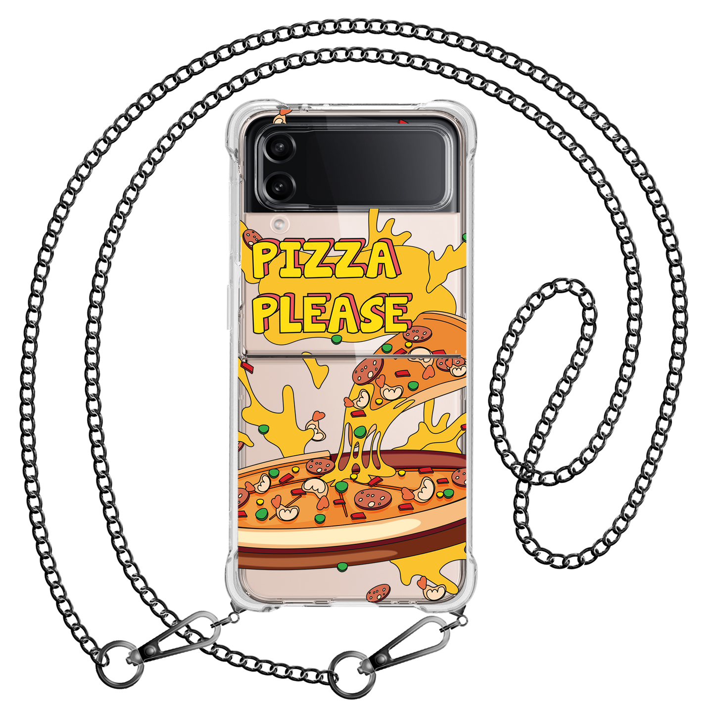 Android Flip / Fold Case - Pizza Please