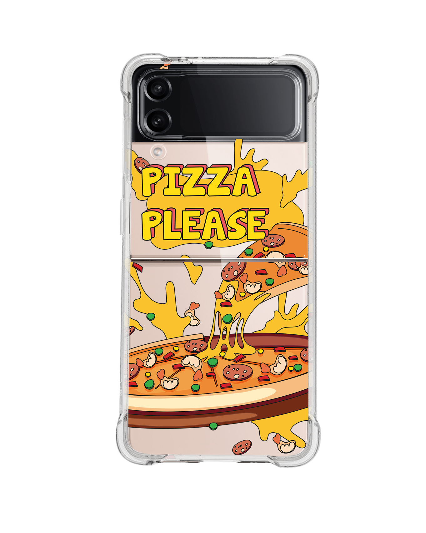 Android Flip / Fold Case - Pizza Please