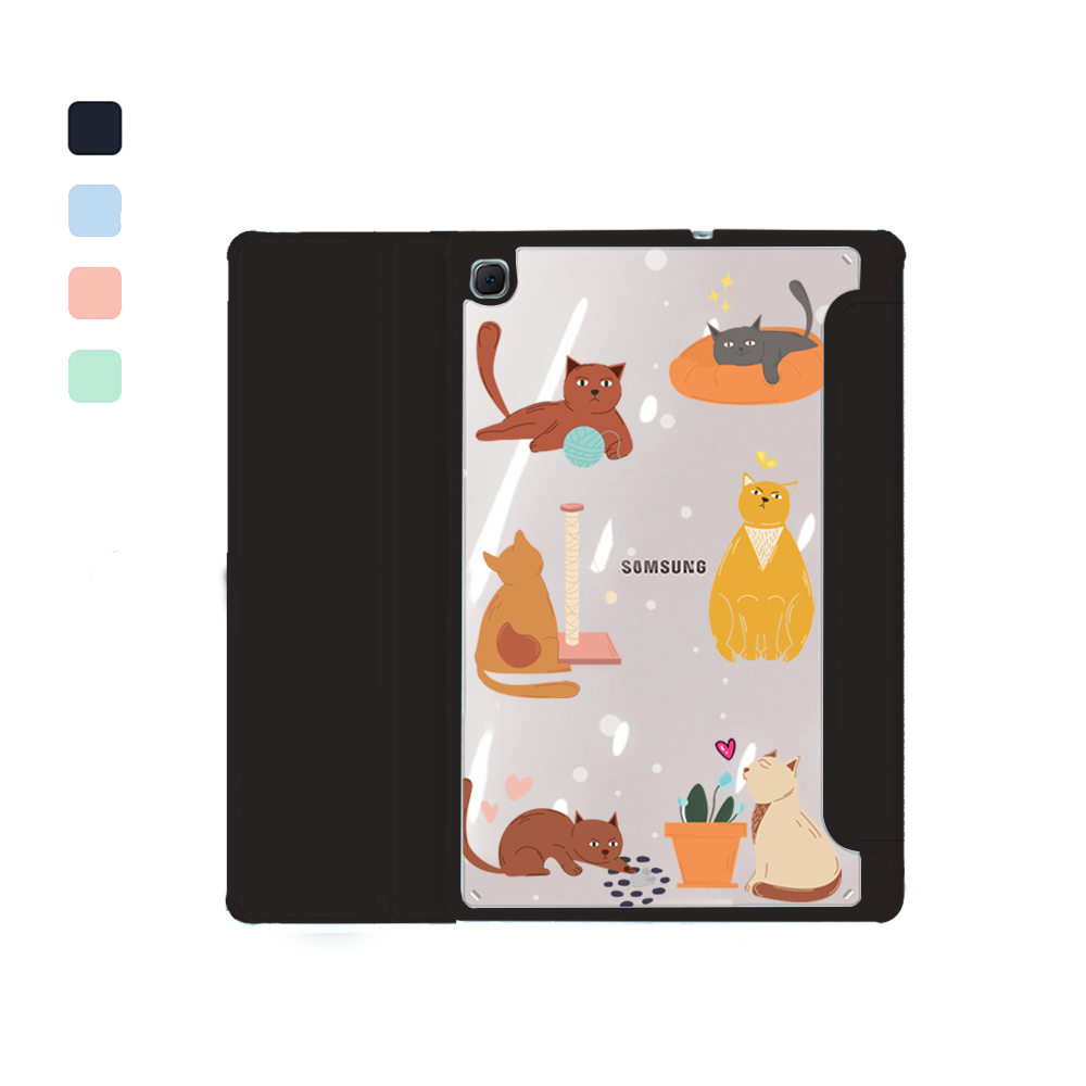 Android Tab Acrylic Flipcover - Playful Cat 1.0