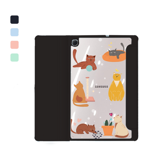 Android Tab Acrylic Flipcover - Playful Cat 1.0