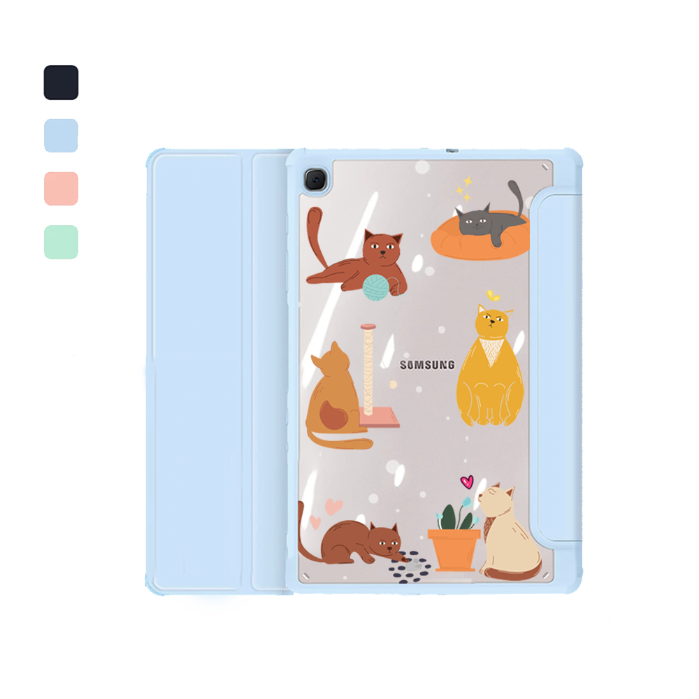 Android Tab Acrylic Flipcover - Playful Cat 1.0