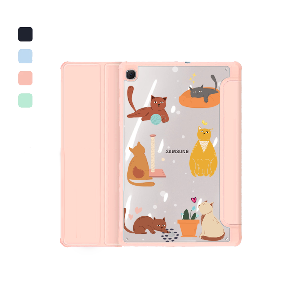 Android Tab Acrylic Flipcover - Playful Cat 1.0