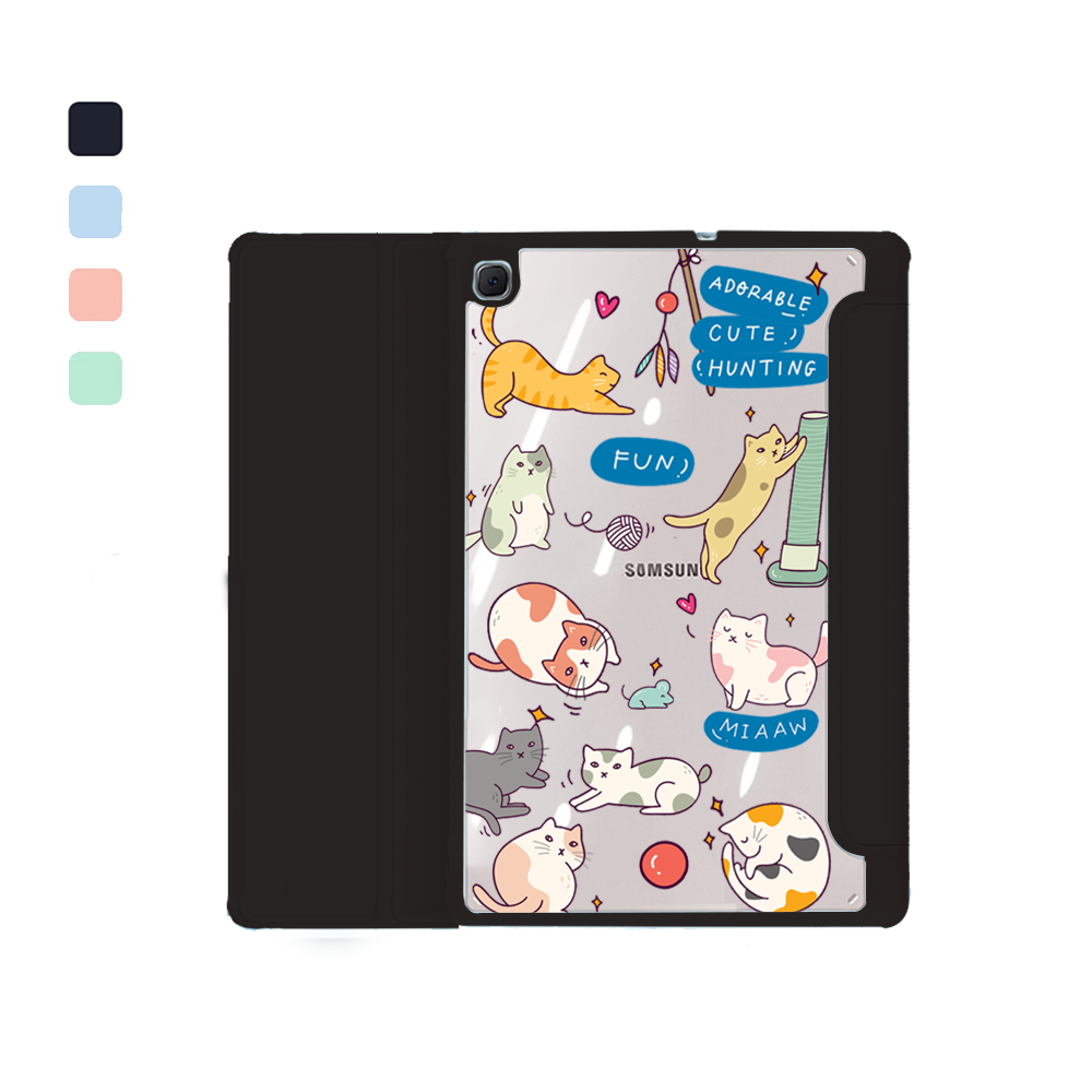 Android Tab Acrylic Flipcover - Playful Cat 2.0
