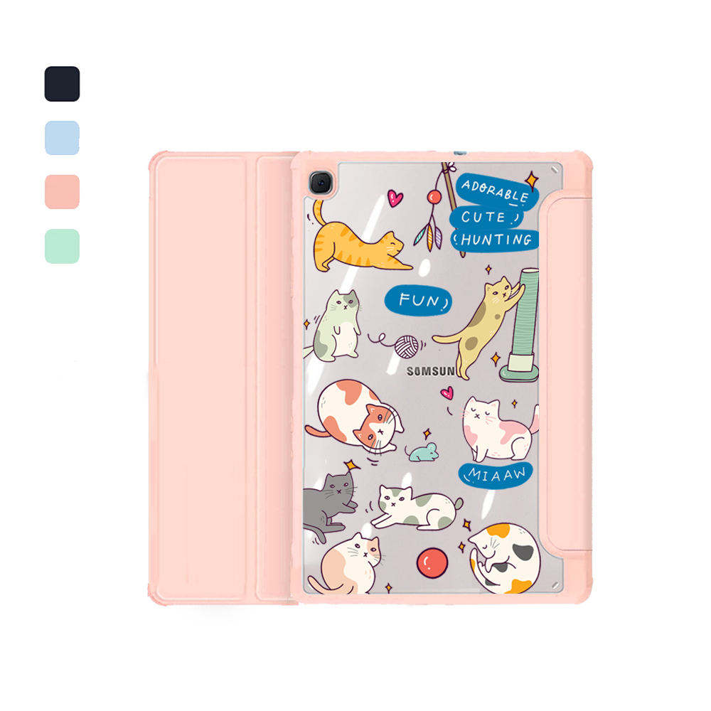 Android Tab Acrylic Flipcover - Playful Cat 2.0