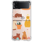 Android Flip / Fold Case - Playful Cat 1.0