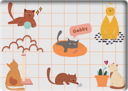 MacBook Snap Case - Playful Cat 1.0