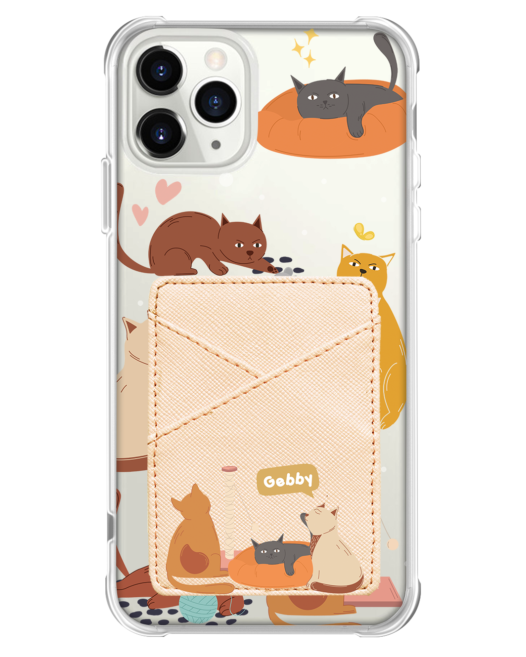 iPhone Phone Wallet Case - Playful Cat 1.0