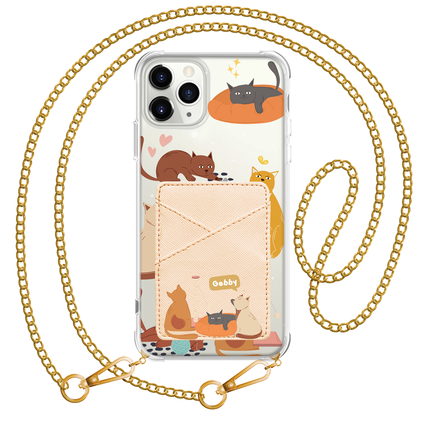 iPhone Phone Wallet Case - Playful Cat 1.0