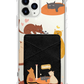 iPhone Phone Wallet Case - Playful Cat 1.0