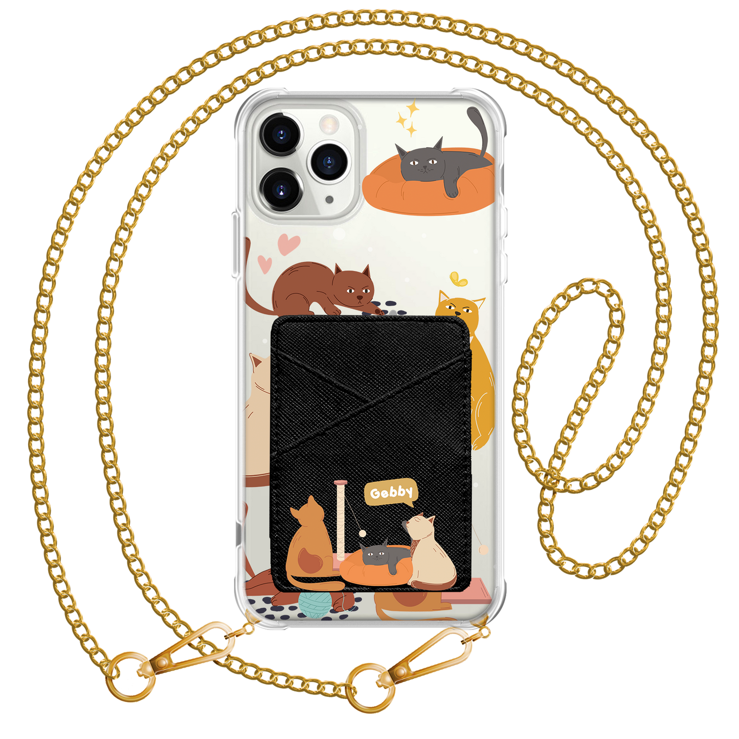 iPhone Phone Wallet Case - Playful Cat 1.0