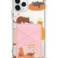 iPhone Phone Wallet Case - Playful Cat 1.0