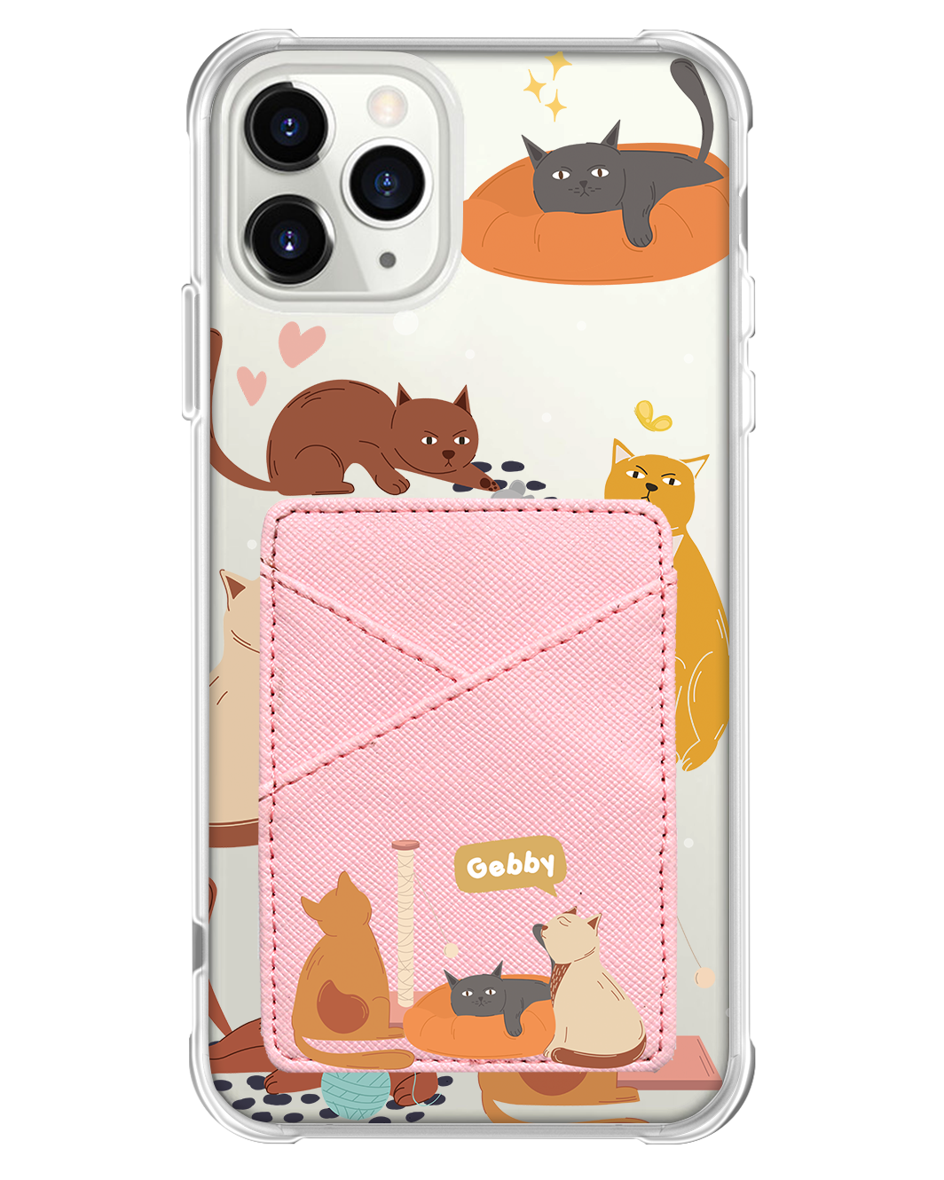 iPhone Phone Wallet Case - Playful Cat 1.0