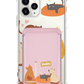 iPhone Magnetic Wallet Case - Playful Cat 1.0