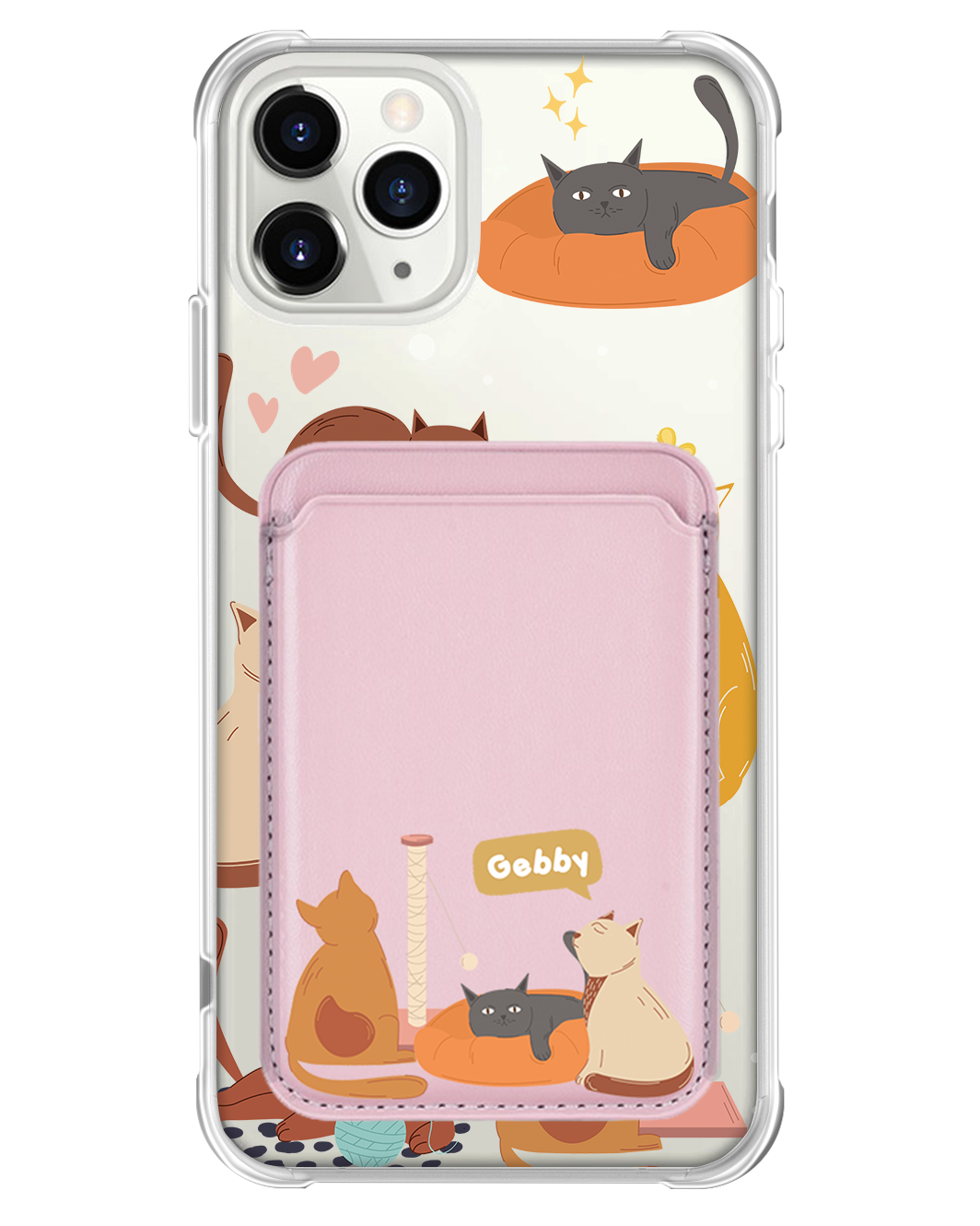 iPhone Magnetic Wallet Case - Playful Cat 1.0