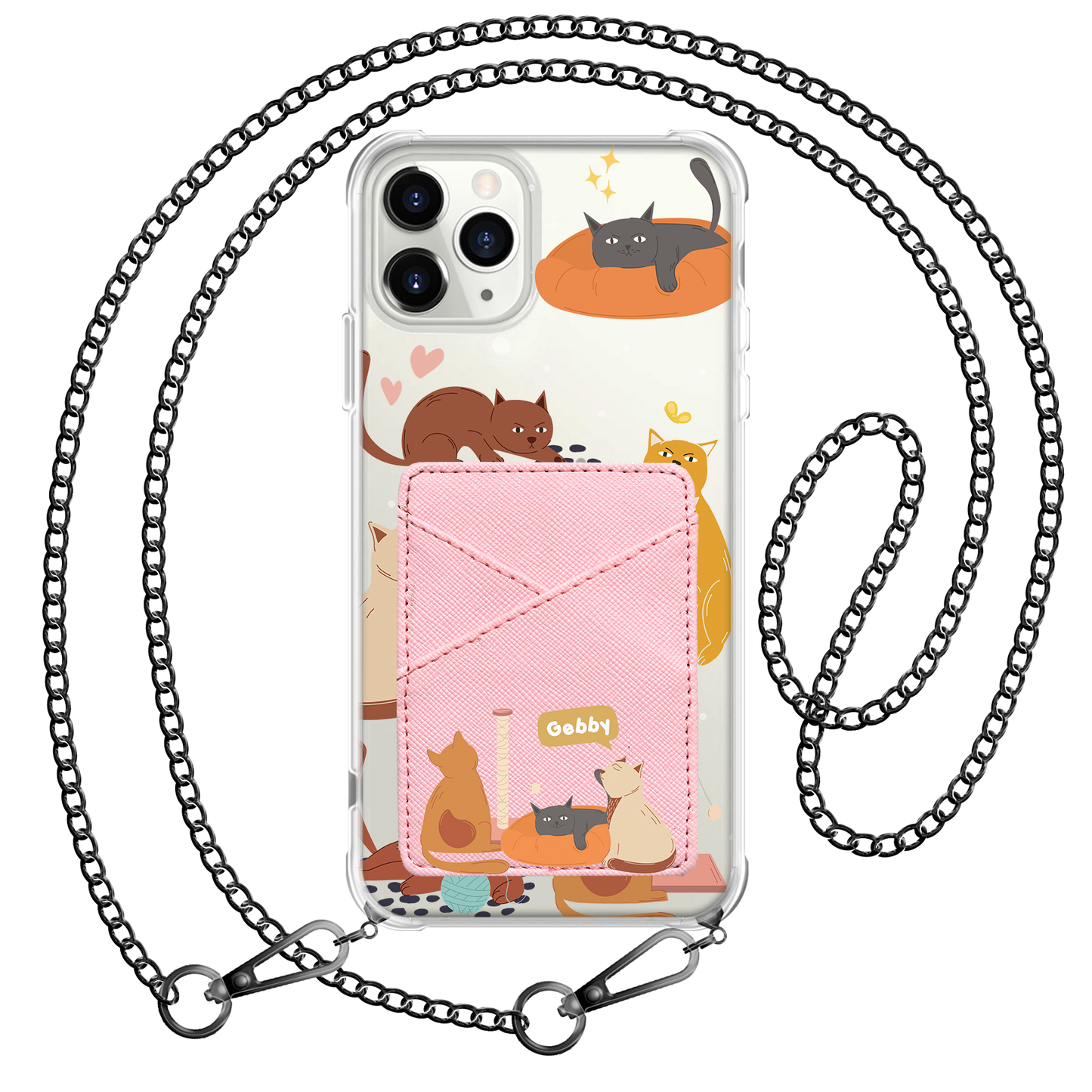 iPhone Phone Wallet Case - Playful Cat 1.0