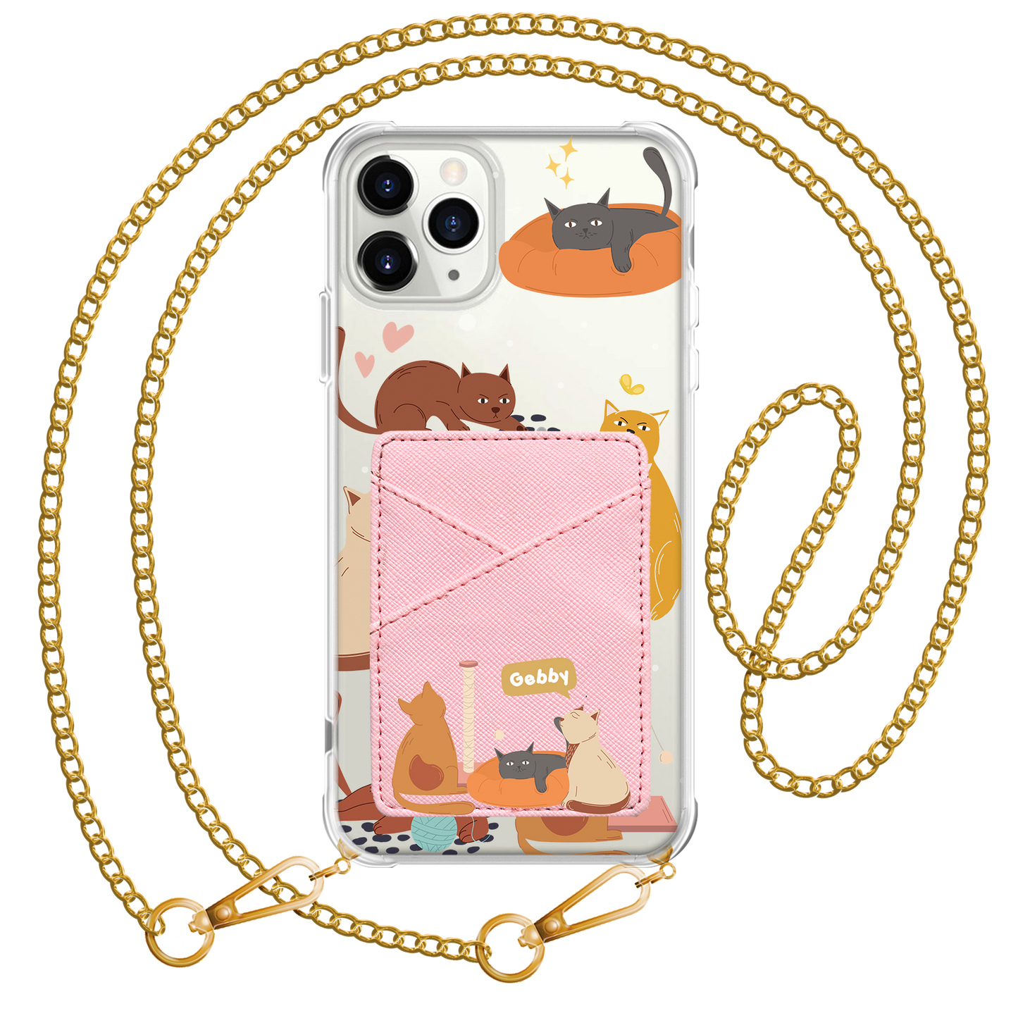 iPhone Phone Wallet Case - Playful Cat 1.0