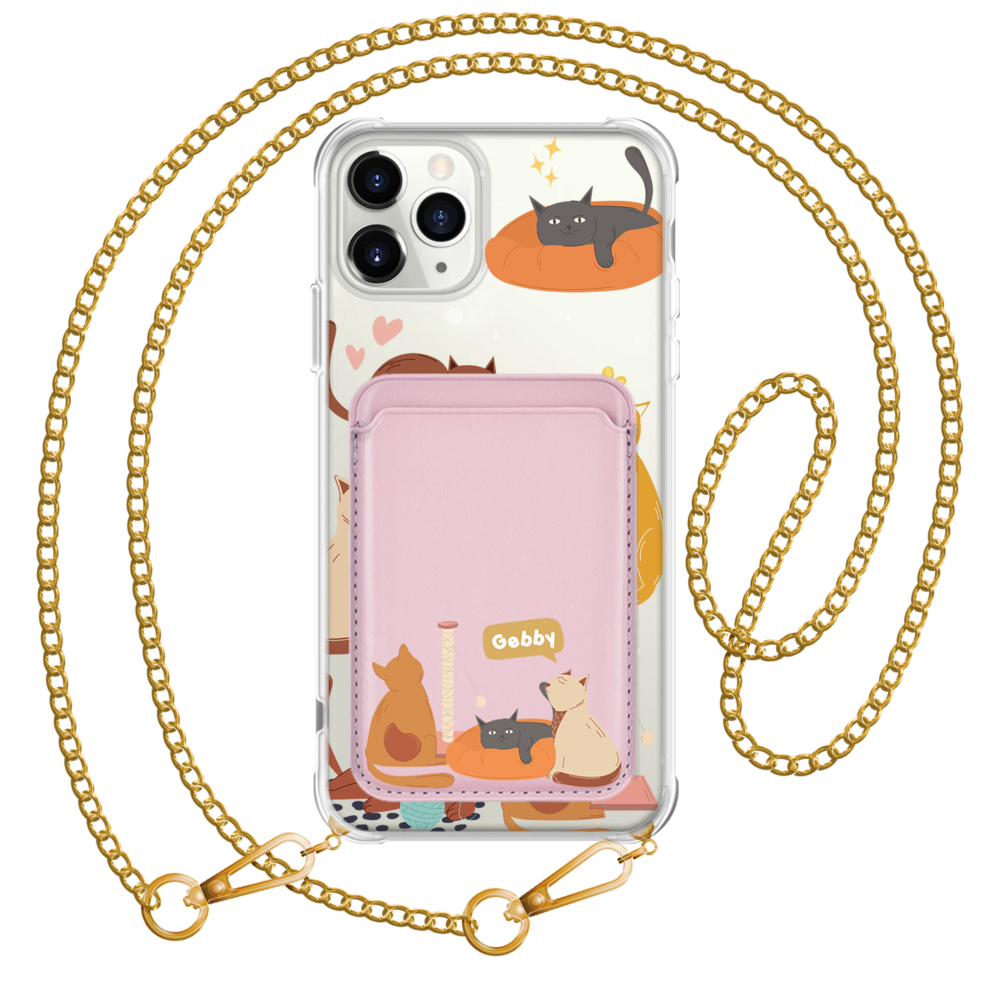 iPhone Magnetic Wallet Case - Playful Cat 1.0