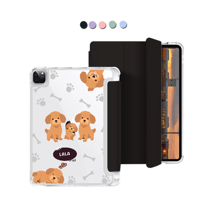 iPad Macaron Flip Cover - Poodle Squad 1.0