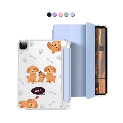 iPad Macaron Flip Cover - Poodle Squad 1.0