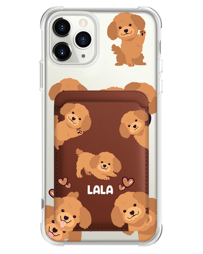 iPhone Magnetic Wallet Case - Poodle Squad 1.0