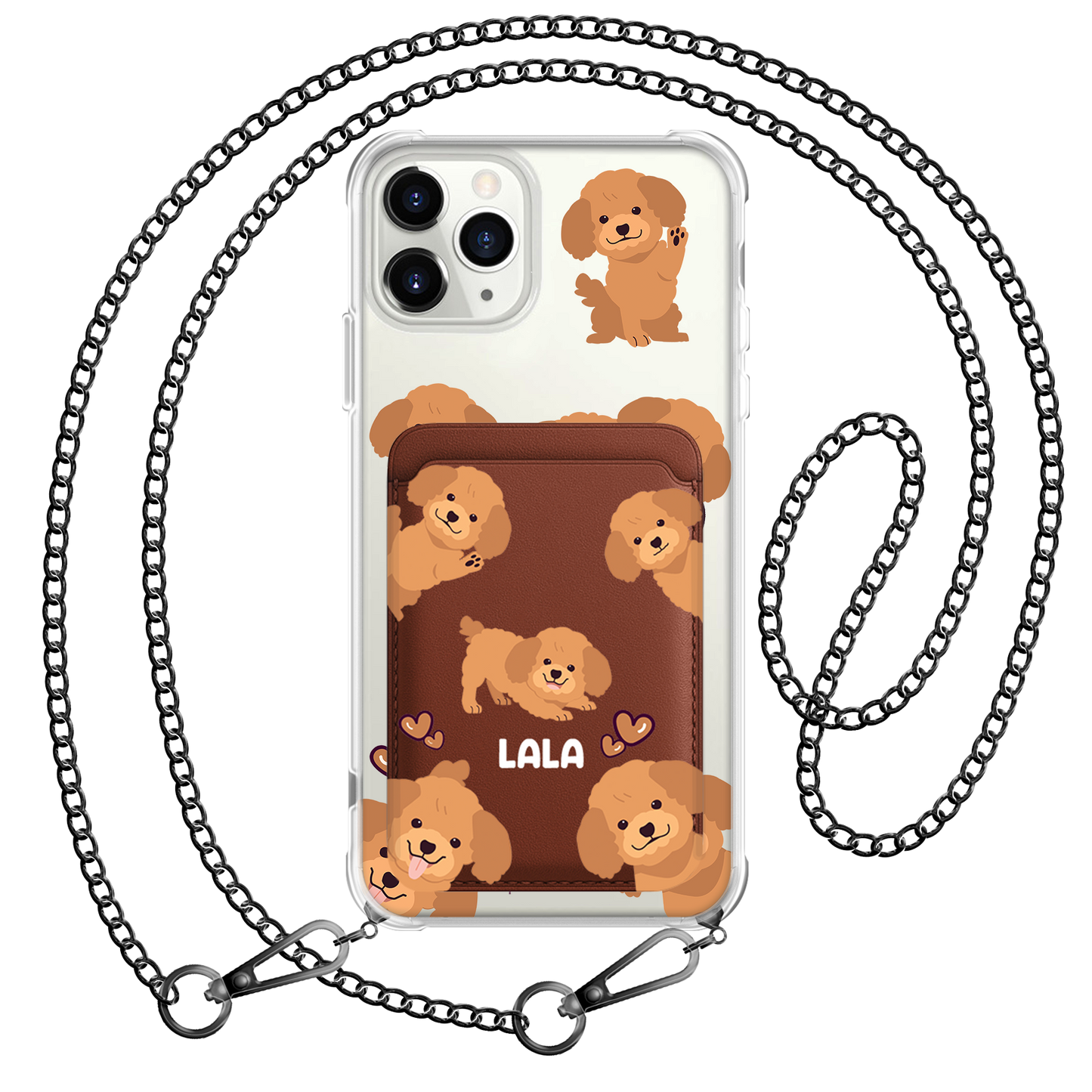 iPhone Magnetic Wallet Case - Poodle Squad 1.0