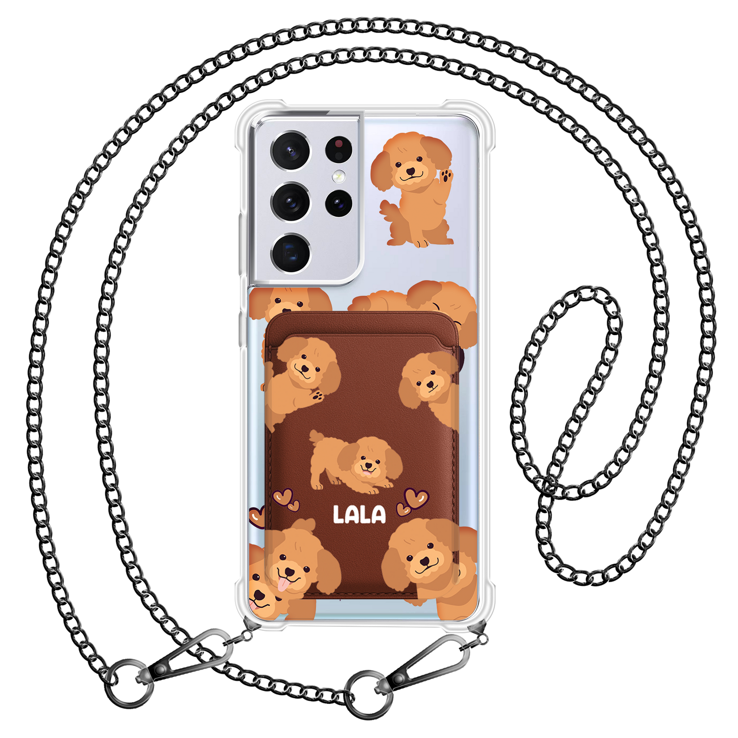 Android Magnetic Wallet Case - Poodle Squad 1.0