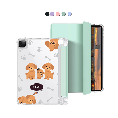 iPad Macaron Flip Cover - Poodle Squad 1.0