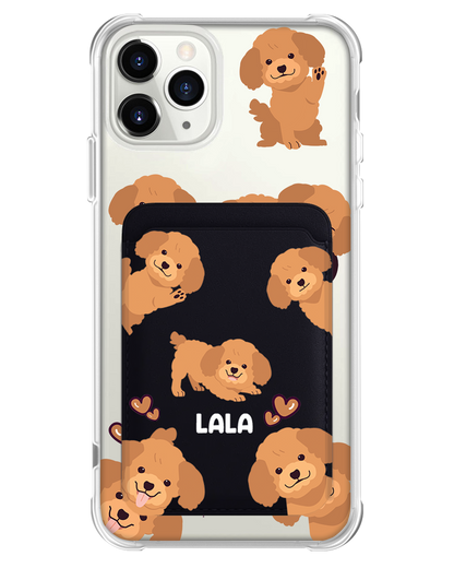 iPhone Magnetic Wallet Case - Poodle Squad 1.0