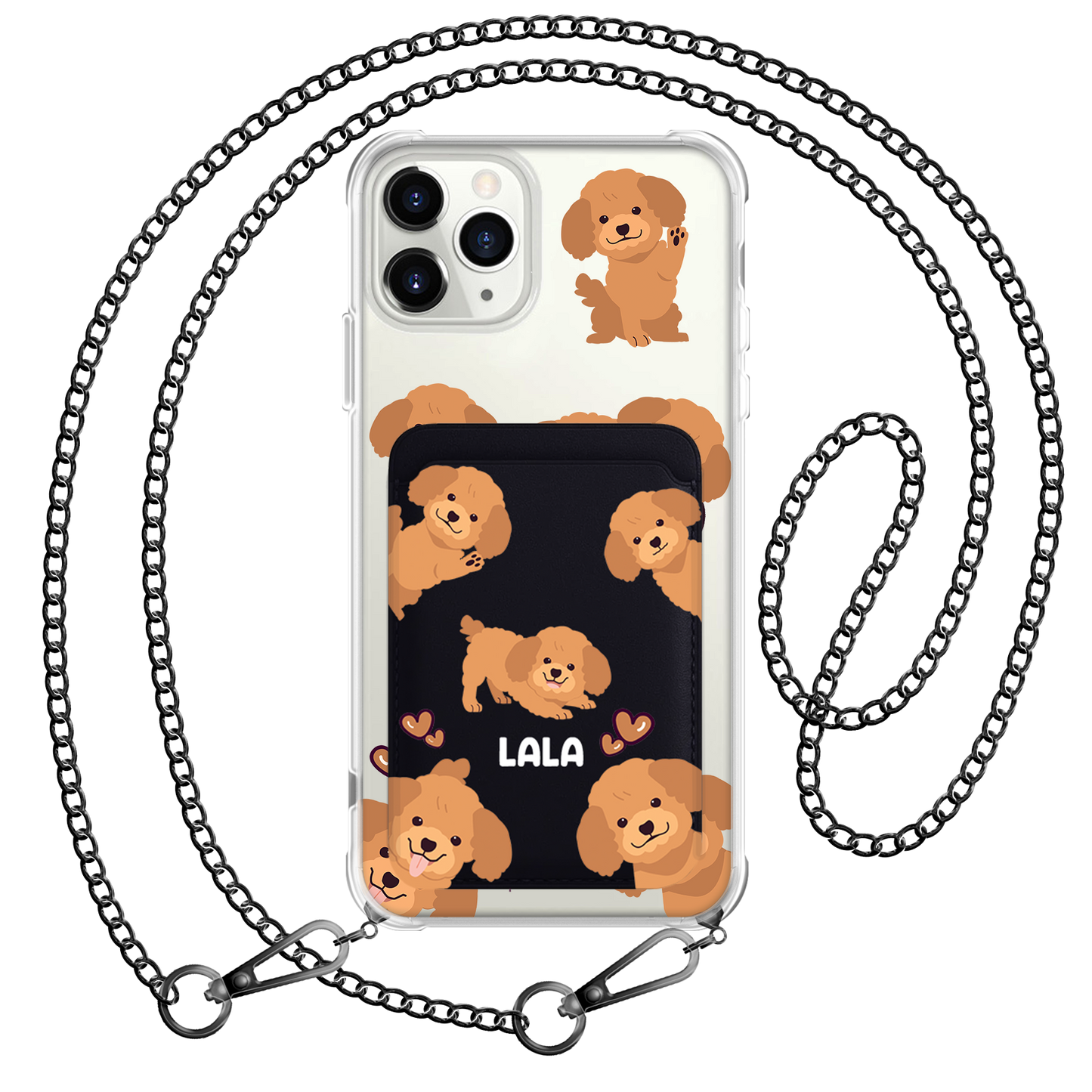 iPhone Magnetic Wallet Case - Poodle Squad 1.0