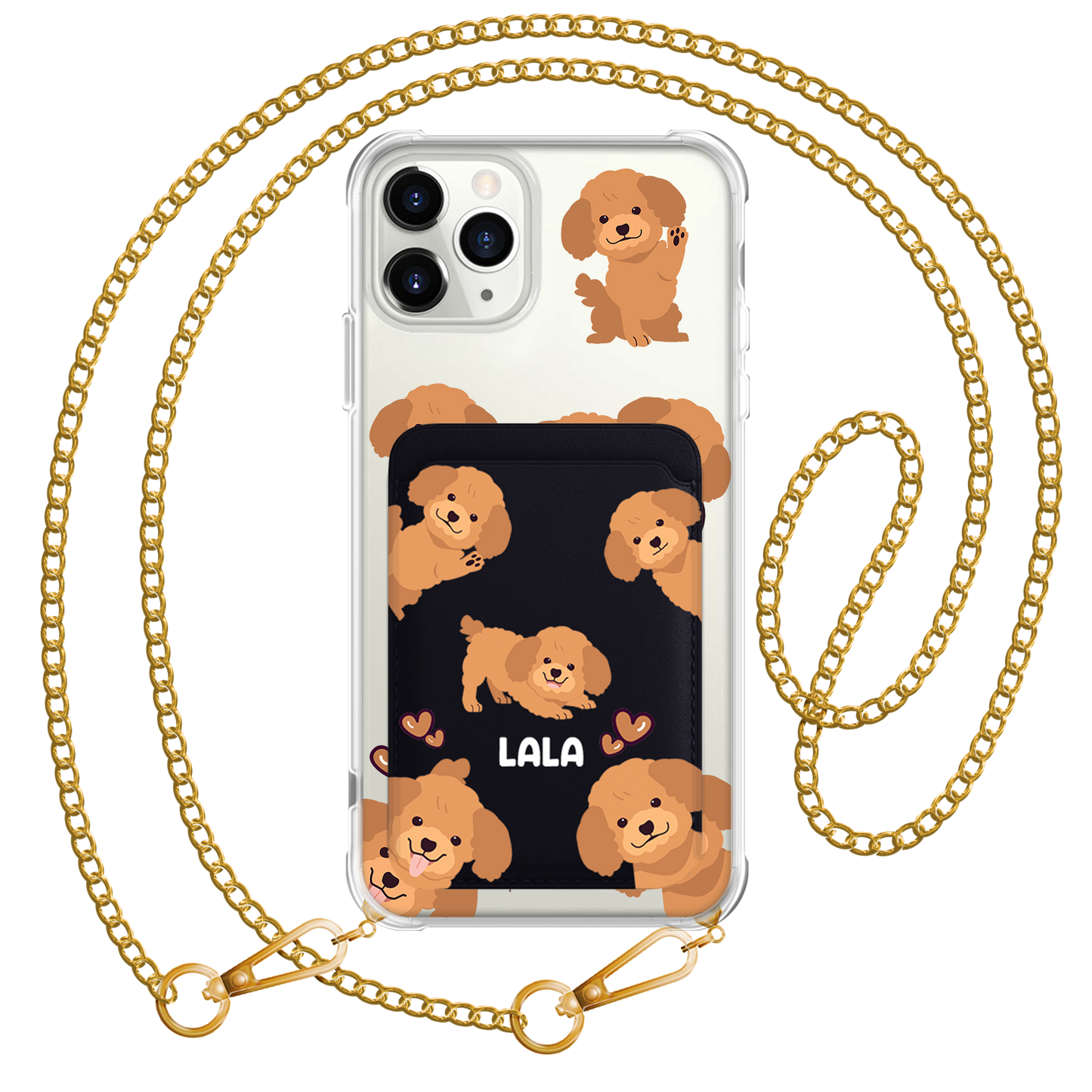 iPhone Magnetic Wallet Case - Poodle Squad 1.0